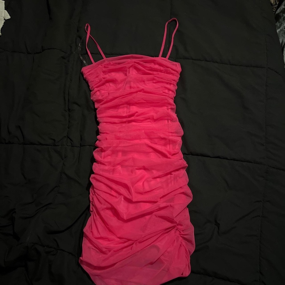Hot pink fashion nova dress!